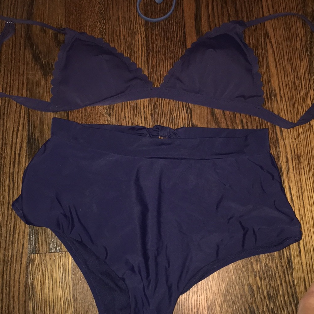 Altar’d state navy blue swim suit